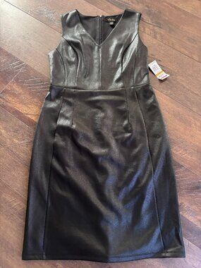 Thalia Sodi faux leather snakeskin print cocktail dress NEW WITH TAGS